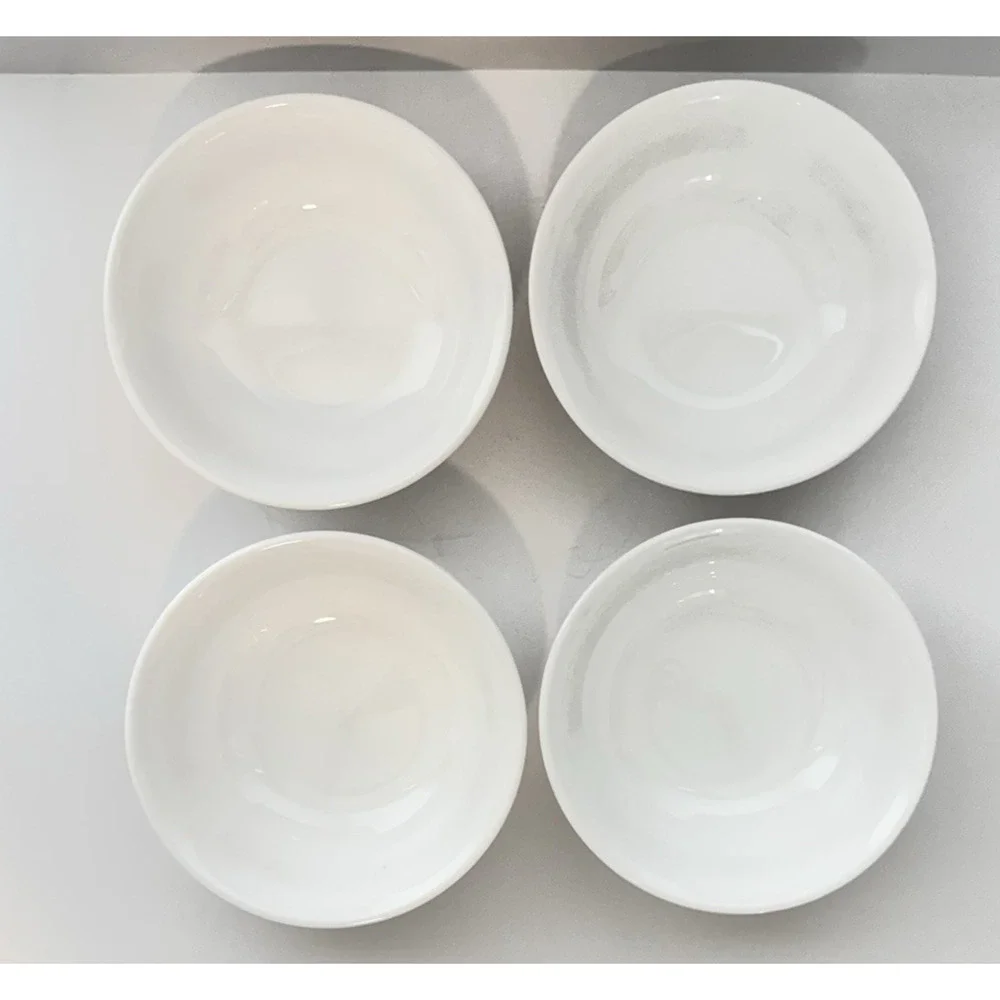 Set of 4 Corelle WOODLAND BROWN Pattern 6” Bowls Cereal Soup Vintage Retired